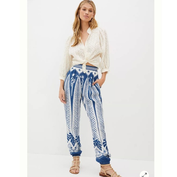 Anthropologie Farm Rio Tropez Joggers Pants - Picture 2 of 9